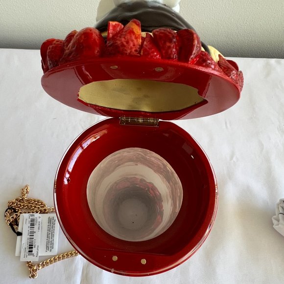 SS22 Moschino Couture Jeremy Scott Diner Red Ice Cream Sundae Crossbody Bag - Picture 12 of 16